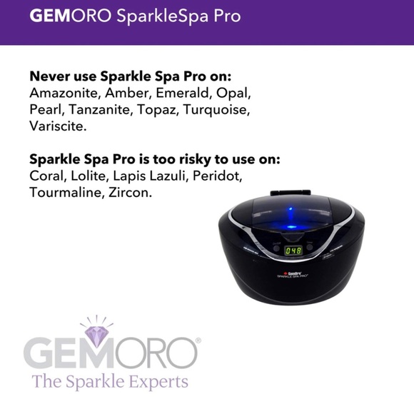GEMORO Other Gemoro Sparklespa Pro Personal Ultrasonic Jewelry